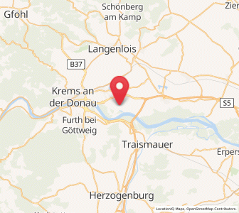 Map of Theiss, Lower Austria