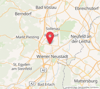 Map of Theresienfeld, Lower Austria