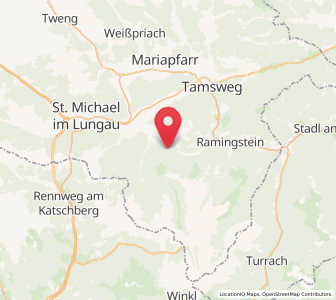 Map of Thomatal, Salzburg