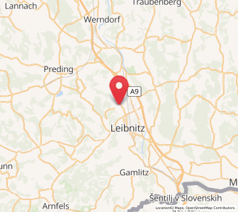Map of Tillmitsch Links der Laßnitz, Styria