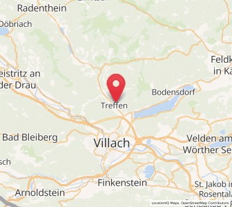 Map of Treffen am Ossiacher See, Carinthia