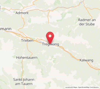 Map of Treglwang, Styria