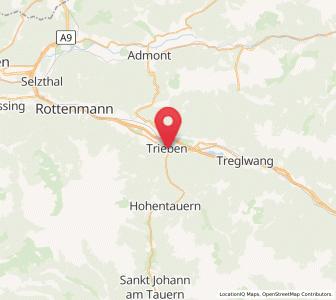 Map of Trieben, Styria