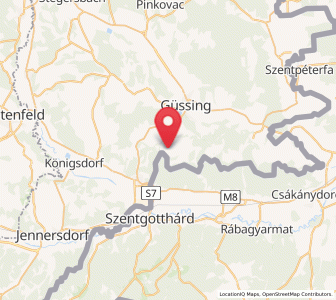 Map of Tschanigraben, Burgenland