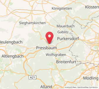 Map of Tullnerbach-Lawies, Lower Austria