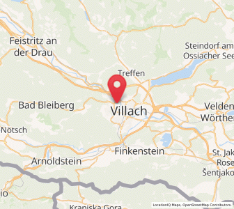 Map of Untere Fellach, Carinthia