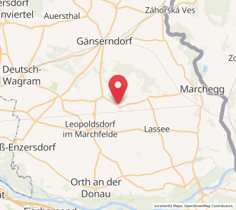 Map of Untersiebenbrunn, Lower Austria