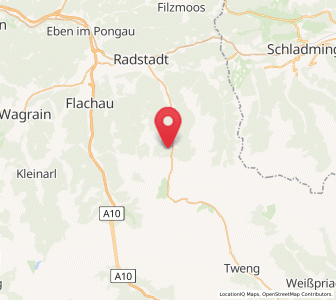 Map of Untertauern, Salzburg