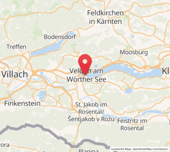 Map of Velden, Carinthia