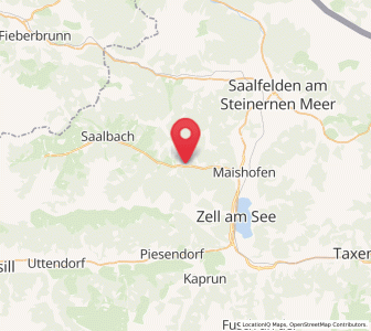 Map of Viehhofen, Salzburg