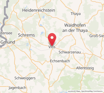 Map of Vitis, Lower Austria