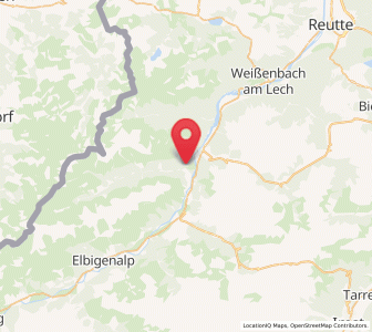 Map of Vorderhornbach, Tyrol