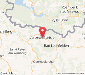Map of Vorderweissenbach, Upper Austria