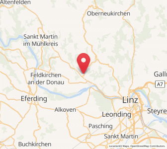 Map of Walding, Upper Austria