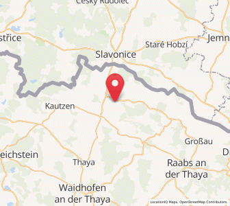 Map of Waldkirchen an der Thaya, Lower Austria