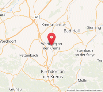 Map of Wartberg an der Krems, Upper Austria