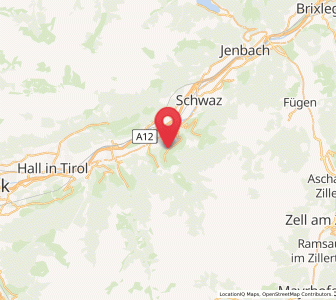 Map of Weerberg, Tyrol