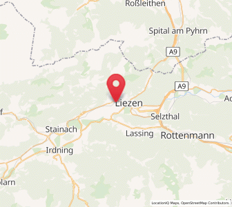 Map of Weißenbach bei Liezen, Styria