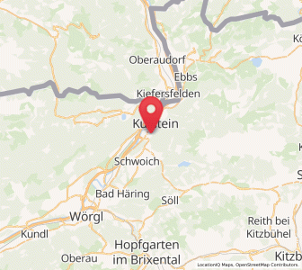 Map of Weissach, Tyrol