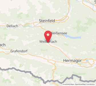 Map of Weißbriach, Carinthia