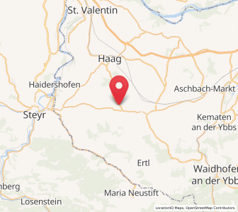 Map of Weistrach, Lower Austria