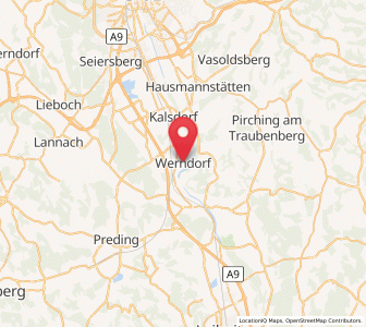 Map of Werndorf, Styria