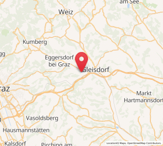 Map of Wilfersdorf bei Gleisdorf, Styria