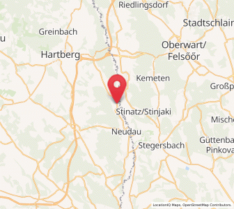Map of Wörth an der Lafnitz, Styria