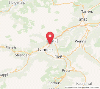 Map of Zams, Tyrol