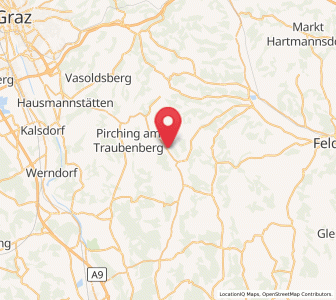 Map of Zerlach, Styria