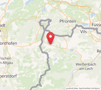 Map of Zöblen, Tyrol