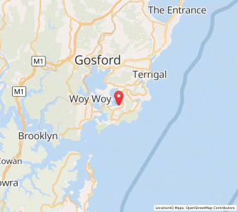 Map of Bensville, New South Wales