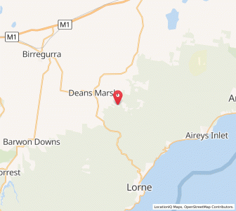 Map of Boonah, VictoriaVictoria