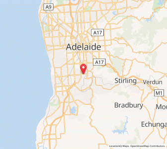 Map of Clapham, South Australia
