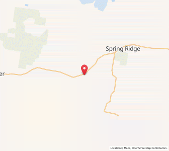 Map of Colly Blue, New South Wales