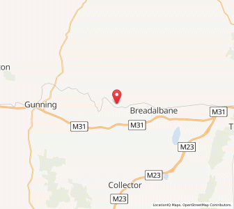 Map of Cullerin, New South Wales