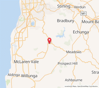 Map of Dashwoods Gully, South Australia