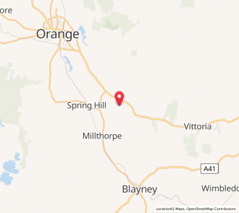 Map of Guyong West, New South Wales