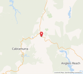 Map of Kiandra, New South Wales