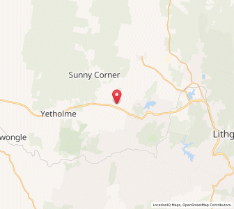 Map of Meadow Flat, New South Wales