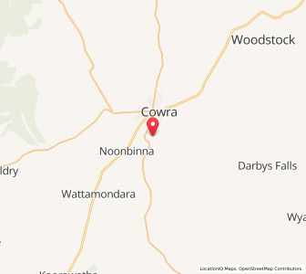 Map of Morongla Creek, New South Wales