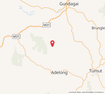 Map of Mount Horeb, New South Wales