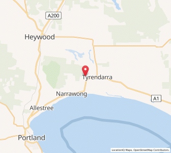 Map of Narrawong East, VictoriaVictoria