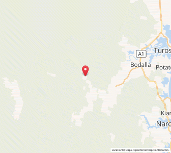 Map of Nerrigundah, New South Wales