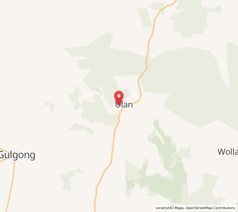 Map of Ulan, New South Wales