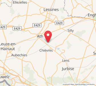 Map of Arbre, Wallonia