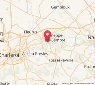 Map of Auvelais, Wallonia
