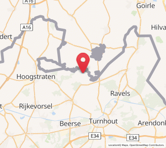 Map of Baarle-Hertog, Flanders