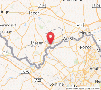 Map of Bas-Warneton, Wallonia