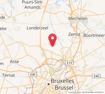 Map of Beigem, Flanders